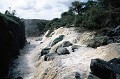 Vue sur les spectaculaires gorges de la rivière Awash, à l'intérieur du parc national Awash. awash,ethiopie. 