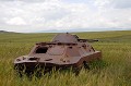 On rencontre parfois, au milieu d'un champ, un tank abandonné, rappel des combats ayant opposé l'Ethiopie à son proche voisin, l'Erythrée... ethiopie. 