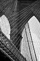 Les arches gothiques du pont atteignent une hauteur de 84 mètres. Brooklyn,new,york. 
