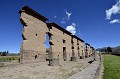 Situé à 3500 m d'altitude, dans la région de Cusco, ce site  inca était un centre religieux et administratif important, servant de poste douanier et lieu de stockage de denrées alimentaires. Sur cette vue, on aperçoit les vestiges d'un temple dédié au dieu Wiracocha. raqchi,perou. 